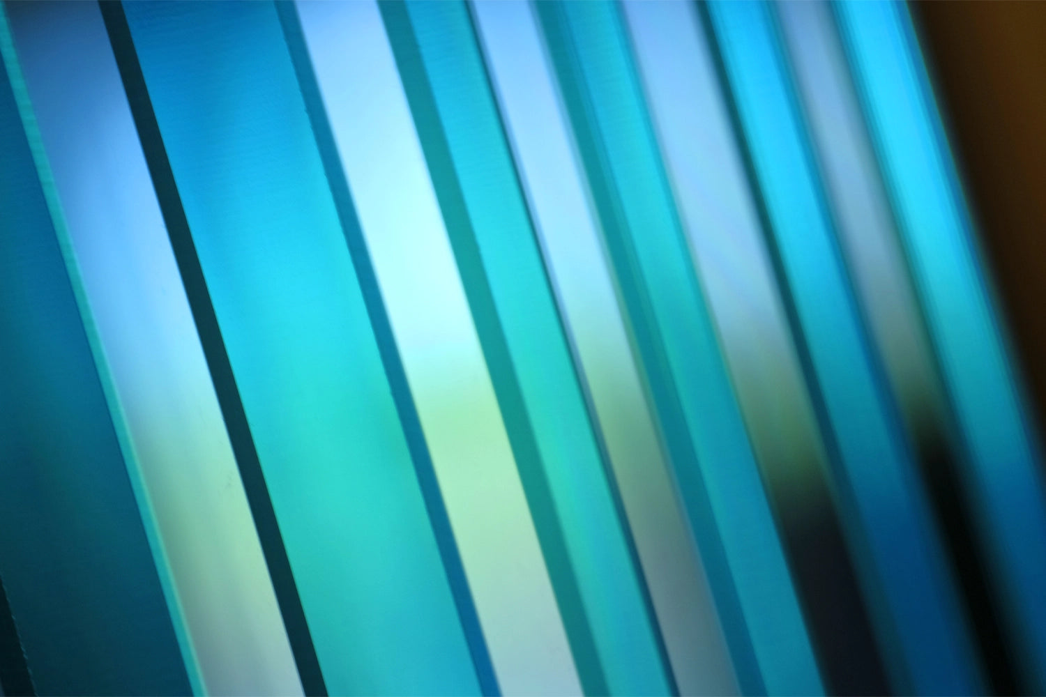 Dettaglio di alcune lastre di vetro